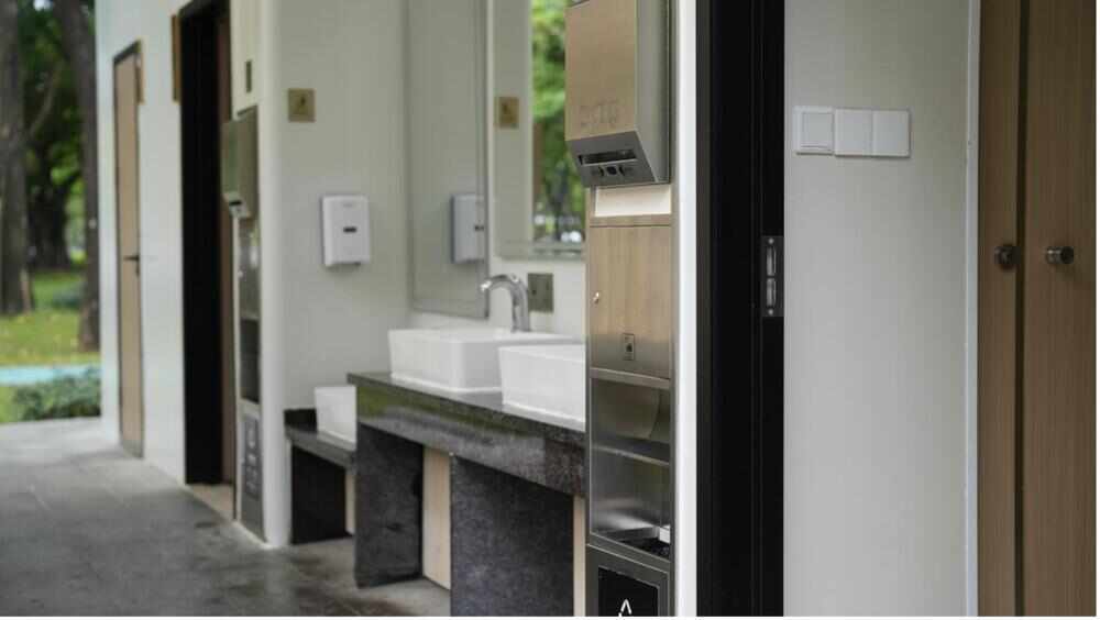 ”广州天河环卫公厕已批量“上新”开元ky棋牌看赛事逛商圈“不怕急(图3)